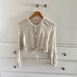 Madewell X Christy Dawn Boho chic peasant top Size XS